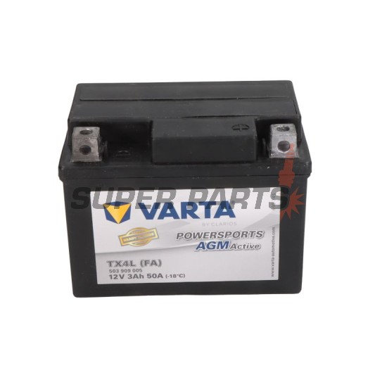 Акумулатор -VARTA- YTX4L-BS READY, 3Ah 12V