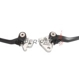 Ръчки комплект -ZAP TECHNIX- сгъваеми, черни, Kawasaki KX250F / KX450F 2005-2012