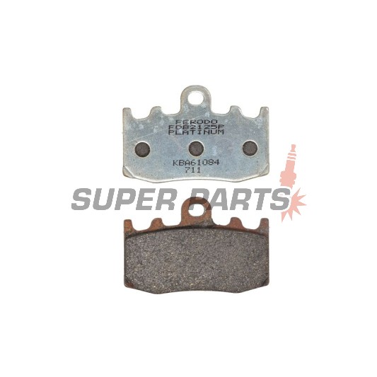 Накладки -FERODO- FDB2125P, BMW K 75/1200GT/1200LT/1200RS/1200R/1200S, R 850RT/1100S/1150RS/1150RT/1200R 1991-2012