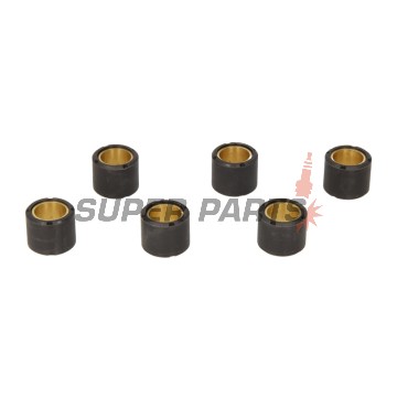 Ролки за вариатор -RMS- 21x17mm, 10.7g, 6бр, Aprilia Atlantic 200 2003-2005, Aprilia Scarabeo 200 2003, Aprilia Sportcity 125 2004-2006, Aprilia Sportcity 200 2004, 2006-2010, Aprilia Sportcity 250 2008-2012
