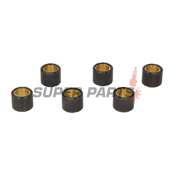 Ролки за вариатор -RMS- 21x17mm, 10.7g, 6бр, Aprilia Atlantic 200 2003-2005, Aprilia Scarabeo 200 2003, Aprilia Sportcity 125 2004-2006, Aprilia Sportcity 200 2004, 2006-2010, Aprilia Sportcity 250 2008-2012