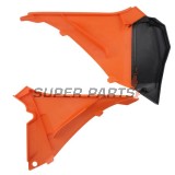 Капак/пластмаса въздушен филтър -POLISPORT- оранжев, KTM SX, SX-F 125-450 2011-2012