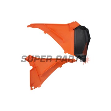 Капак/пластмаса въздушен филтър -POLISPORT- оранжев, KTM SX, SX-F 125-450 2011-2012