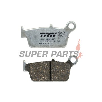 Накладки -TRW- MCB575EC, CPI Sahel 125, Gas Gas EC/FSE/FSR/MC/SM 125-515cc, Honda CR/CRM/XR 50-650cc, Kawasaki KDX/KLX/KX 125-500cc, Suzuki DR-Z/RM 125-400cc, Yamaha WR/YZ 125-426cc