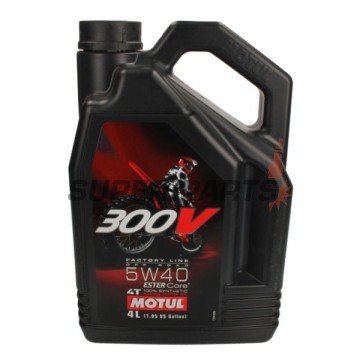 Двигателно масло -MOTUL- 300VFLOFF 5W40 4L 104135, 5W40, пълна синтетика + естер, 4L