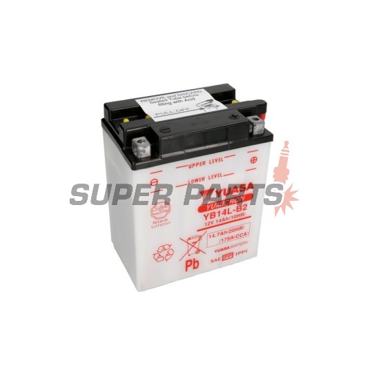 Акумулатор -YUASA- YB14L-B2, 15Ah 12V