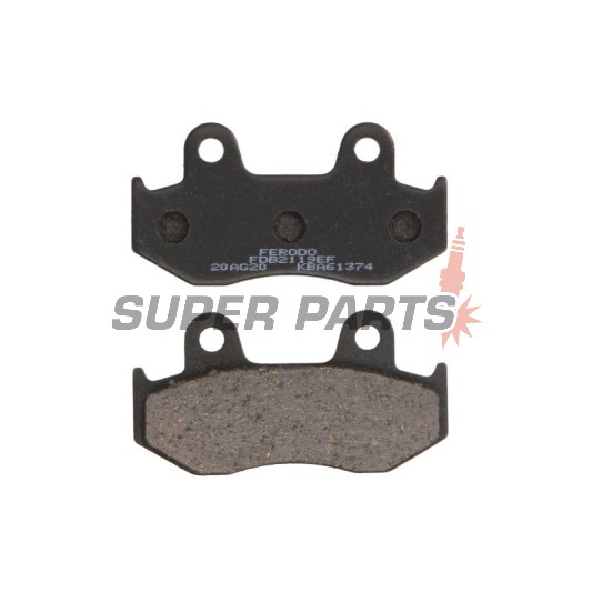 Накладки -FERODO- FDB2119EF, Honda CH125 Spacy, PS125i/150i, SES125/150 Dylan; Suzuki AN250/400 Burgman (1983-2013)