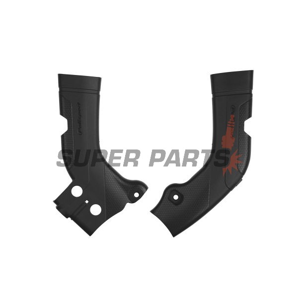 Протектори за рамка -POLISPORT- черни, HONDA CRF 250/450 2019-2021