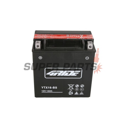 Акумулатор -4 RIDE- YTX16-BS 4RIDE, 14Ah 12V