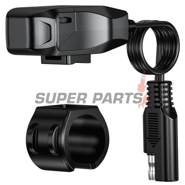 USB адаптер -4 RIDE- USB Type C, с държач за кормило 22mm - универсална