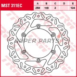 Спирачен диск -TRW- MST311EC, 250mm, Suzuki DR/DR-Z125-400, RM125/250, RM-X250 + Yamaha WR125/250/250F/400F/426F/450F, YZ125/250/250F/426F/450F (1988-2020)