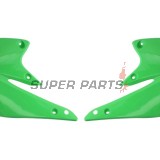 Предни странични пластмаси -POLISPORT- зелени, KAWASAKI KX 250 2004-2005