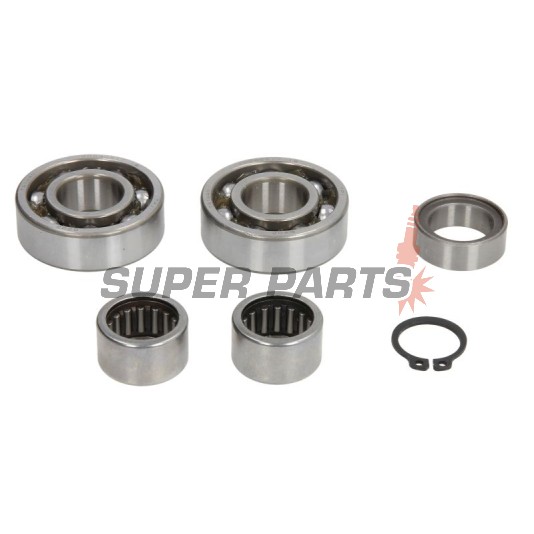 Комплект лагери скоростна кутия -HOT RODS- KTM 50 SX (09-23); 50 SX Mini (09-23); MC 50 (21-23); TC 50 (17-23); TC 50 Mini (18-23)