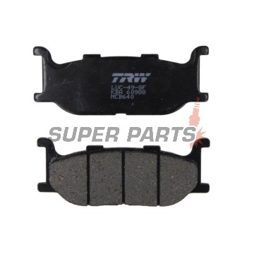 Накладки -TRW- MCB640, Yamaha Bolt/SCR 942-950, XJ Diversion 600/900, XJR 400, XP TMAX 500, XV/XVS Virago & Drag Star 535/650/750/950/1600, YP Majesty 400 (1992-2019)