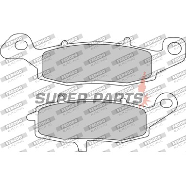Накладки -FERODO- FDB2049EF, Suzuki V-Strom / GS 500 / Bandit / SV 650 / Intruder / Marauder 500-800 1996-2012