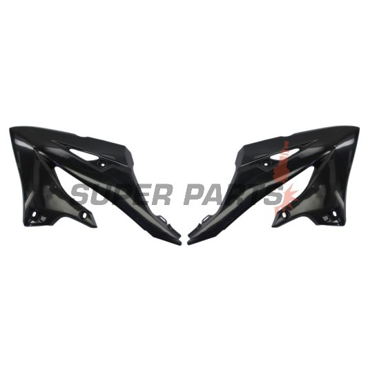 Предни странични пластмаси -POLISPORT- черни, YAMAHA YZ 125/250 2022-2023