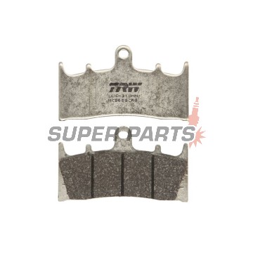 Накладки -TRW- MCB659CRQ, Kawasaki VN 1500/1600, ZR 1100, ZRX 1100/1200, ZX-6R 600/636, ZX-7R 750, ZX-9R 900; Suzuki GSF 1200, GSX 1400, GSX-R 1000, VZ 1600 - 1996-2008