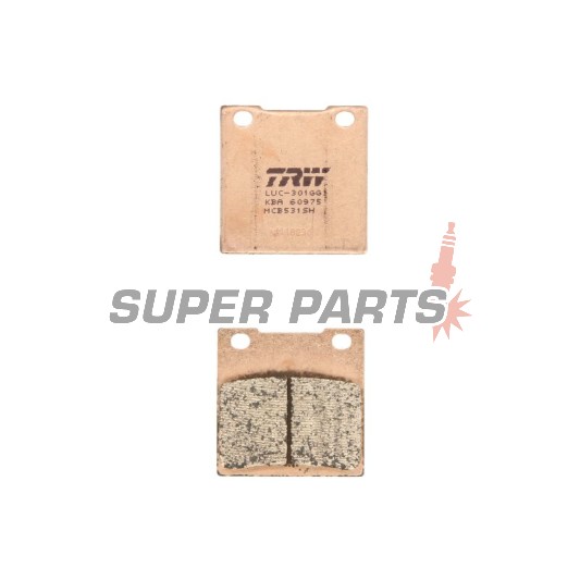 Накладки -TRW- MCB531SH, Kawasaki Z, ZR, ZRX, ZX, ZX-12R, ZX-7R, ZXR, ZZR 1979-2006; Suzuki GS, GSF, GSX, GSX-R, RF, RG, RGV, SV, TL, VX 1983-2011