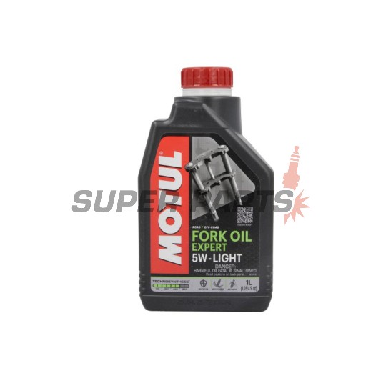 Масло за амортисьори -MOTUL- FORKOIL, 5W, за предници/вилки, 1L