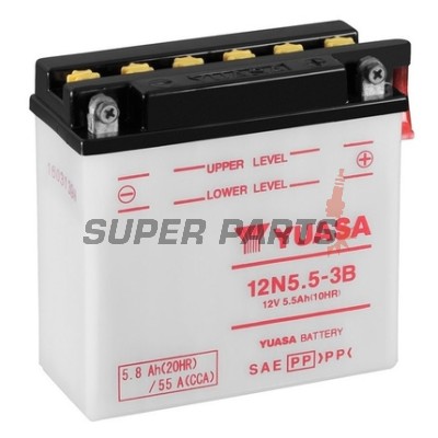 Акумулатор -YUASA- 12N5.5-3B, 6Ah 12V