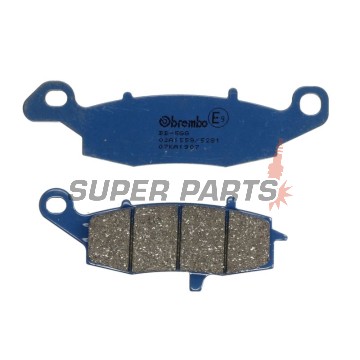 Накладки -BREMBO- 07KA1907, Kawasaki ER6 / VN / ZR / Suzuki SV / DL / GSF / GSX