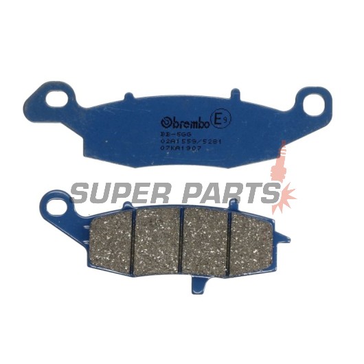 Накладки -BREMBO- 07KA1907, Kawasaki ER6 / VN / ZR / Suzuki SV / DL / GSF / GSX