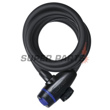 Верига с катинар -OXFORD- Cable Lock 12mm x1.8m, опушено