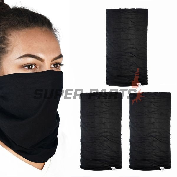Мултифункционална яка -OXFORD- All Black, комплект 3бр