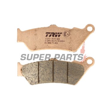 Накладки -TRW- MCB671SH, Aprilia Pegaso 650, BMW F 800 GS, Ducati Scrambler 800, Honda NX Dominator 650, KTM Adventure 990, Moto Guzzi California 1100, Triumph Rocket III 2300, Yamaha XT 660R (1976-2020)