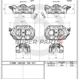 Спирачен апарат -BREMBO- Aprilia RSV4, Ducati Panigale V4 / Streetfighter V4 / Superleggera V4, Triumph Rocket 3 / Speed Triple / Street Triple / Tiger 900