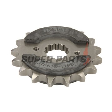 Преден пиньон -JT- JTF513,17RB, 17 зъба, с гумен демпфер, Cagiva Raptor 1000 2001-2006, V-Raptor 1000 2001-2006, X-Raptor 1000 2002-2003, X-Tra Raptor 1000 2001-2005, Kawasaki GPX 500 1988, GPX 600 1988-1990, 1993-2000, GPX 750 1987-1988