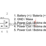 Реле за зареждане -DZE- реле-регулатор, 12V, 20A, KAWASAKI KFX, KX; SUZUKI LT-F, LT-Z, RV 200-450 2002-2017