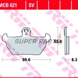 Накладки -TRW- MCB621, BMW K100RS 16V, K100LT ABS, K1100RS/ABS, K1100LT (1990-1998), R80/R80R (1991-1994)