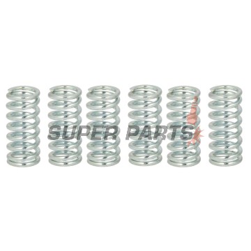 Пружини за съединител комплект -TRW- MEF102-6, Aprilia RS250, червен Rose 125; Suzuki JR50, RM250; Yamaha DT250/400, Fazer 600, RD250/350/400, TT/WR/XT/YZ 600/250, Timberwolf, Banshee