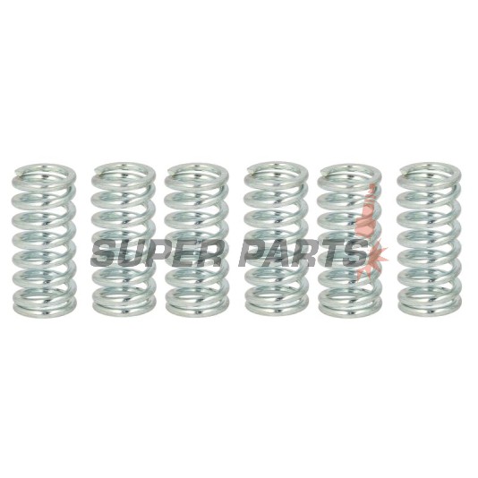 Пружини за съединител комплект -TRW- MEF102-6, Aprilia RS250, червен Rose 125; Suzuki JR50, RM250; Yamaha DT250/400, Fazer 600, RD250/350/400, TT/WR/XT/YZ 600/250, Timberwolf, Banshee
