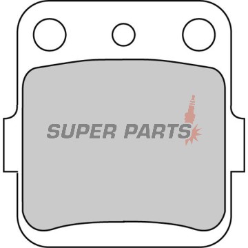 Накладки -FERODO- FDB381P, Arctic Cat DVX, Honda ATC / TRX Fourtrax / Sporttrax / Rancher, Husqvarna WR, Kawasaki Lakota / KFX / KSF / Prairie / KX / Tecate, Kymco MXU, Suzuki LT / LT-Z / RM, Yamaha Grizzly / Raptor / Warrior / Wolverine / Blaster / Bansh