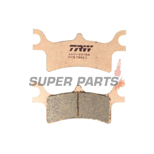 Накладки -TRW- MCB798SI, Polaris Scrambler 500 4WD, Sportsman 400/500/600/700/800/Big Boss 6x6/X2, Trail Blazer 250, Trail Boss 330, Xpedition 325 - 2002-2015