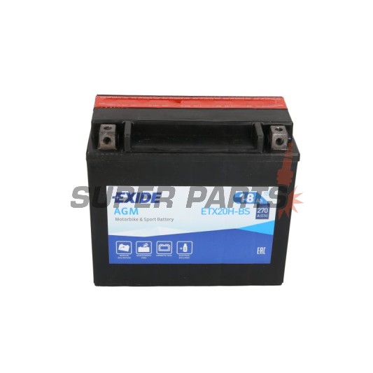 Акумулатор -EXIDE- YTX20H-BS, 18Ah 12V