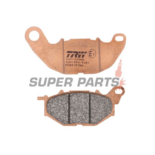 Накладки -TRW- MCB878TRQ, Yamaha CZD 300 X-Max 2017-2019, MT-03 321 ABS 2016-2018, YZF-R3 321 2015-2020