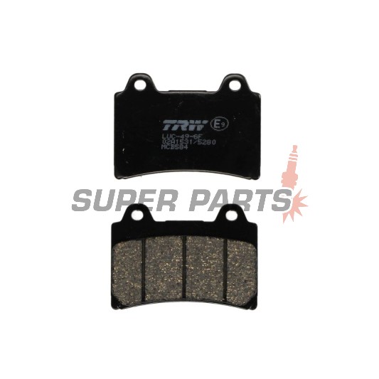 Накладки -TRW- MCB584, Triumph Tiger 900 1993-1998; Yamaha FJ 1200, FZR 750/1000, TRX 850, XJR 1200, XVZ 1300 1987-2001
