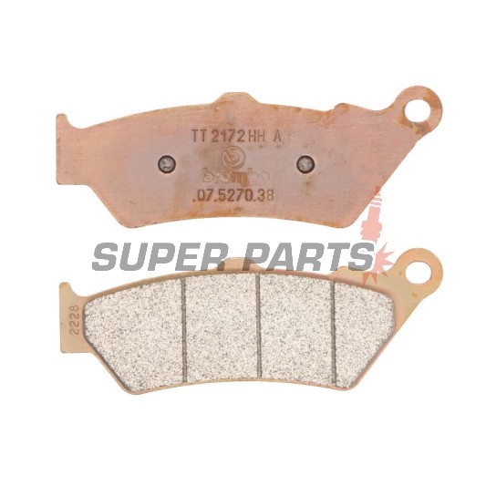 Накладки -BREMBO- 07BB0390, Aprilia ETV/Moto/Pegaso/RS 125-1000, BMW C1/F/G/R 60-1250, Ducati GT/Sport/Sportclassic 1000, Honda CB/NT/NX/SLR 500-650, KTM Adventure/Enduro/Super/RC 690-990, Moto Guzzi Bellagio/California/Norge/Griso/Quota/Centauro 1100-120