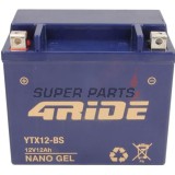 Акумулатор -4 RIDE- YTX12-BS 4RIDE GEL, 12Ah 12V