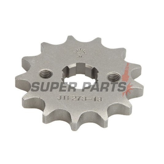 Преден пиньон -JT- JTF273,13, 13 зъба, Honda C 125 2018-2021, Kawasaki D-Tracker 125 2010, KLX 125 2010-2015, Suzuki FL 125 2007-2010