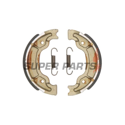 Накладки (челюст) -TRW- MCS968, 130x28mm, Aprilia Scarabeo 100, Italjet Millenium 100/125/150, MBK Skyliner/Nitro/Ovetto 100/125/150, Yamaha DT 80, Virago 125/250, Drag Star 125/250, YBR 125/250, YZ 125 (1985-2012)