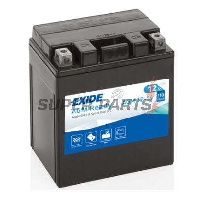 Акумулатор -EXIDE- YTX14AHL-BS READY, 12Ah 12V