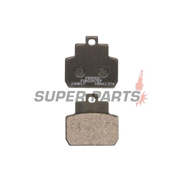 Накладки -FERODO- FDB2207EF, Piaggio Vespa MP3 125 / 250 / 400, X8 125, X9 250 2005-2009