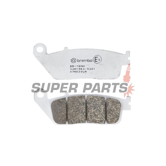 Накладки -BREMBO- 07HO30LA, Buell Blast 500, Cagiva Navigator/Gran Canyon 900-1000, Honda CB Hornet/Seven Fifty/CBF/CBR/VFR/VT Shadow/VTX/Transalp, Suzuki Burgman/Bandit 600, Triumph Thunderbird/Thruxton/America/Adventurer 800-900