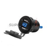 USB адаптер -4 RIDE- 12V, 2xUSB (1A + 2.1A), 2 пина - универсален