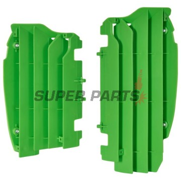 Протектори за радиатор -POLISPORT- зелен, KAWASAKI KX 450 2012-2015