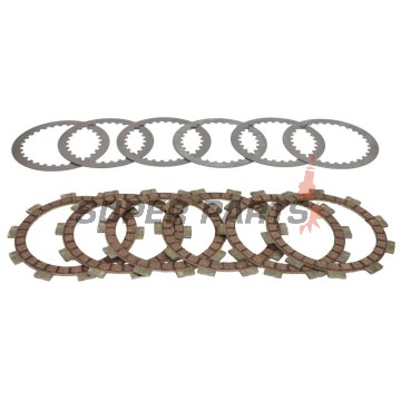 Съединител пълен комплект -FERODO- FCS0557/2, Aprilia Classic / MX / RS / RS Tuono / Tuareg 125 1985-2007